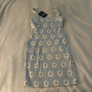 forever 21 blue daisy dress Baby Blue Daisy Dress– Teuta Matoshi main image 1